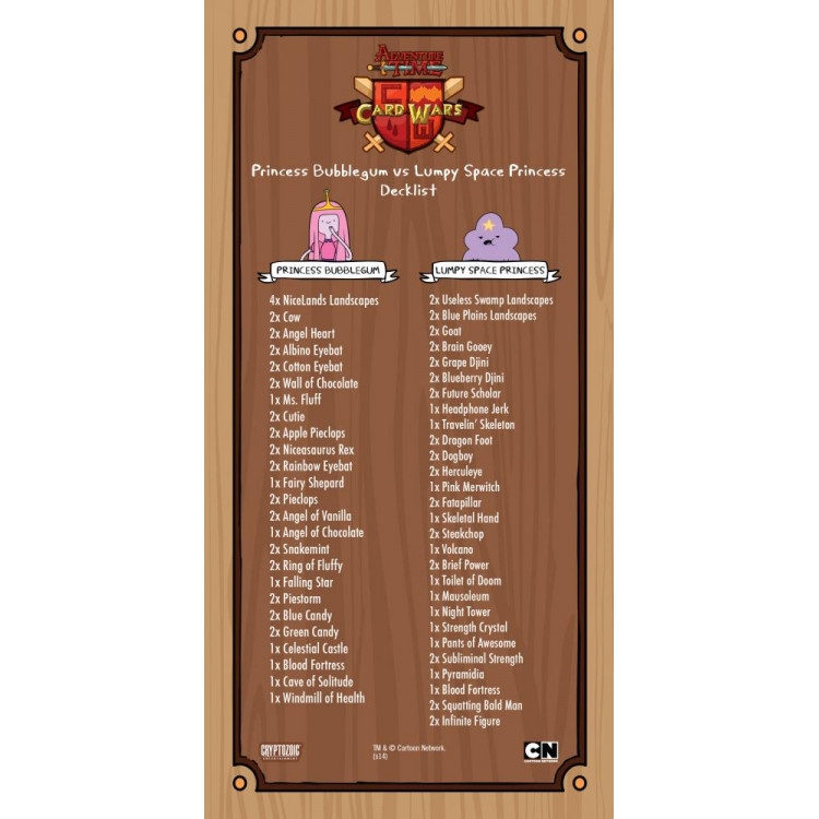 Adventure Time: Card Wars - Princess Bubblegum vs. Lumpy Space Princess Adventure Time: Card Wars - Princess Bubblegum vs. Lumpy Space Princess