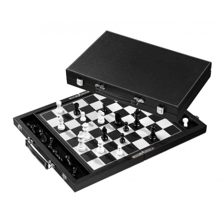 Chess Set (Leather, 38 mm)