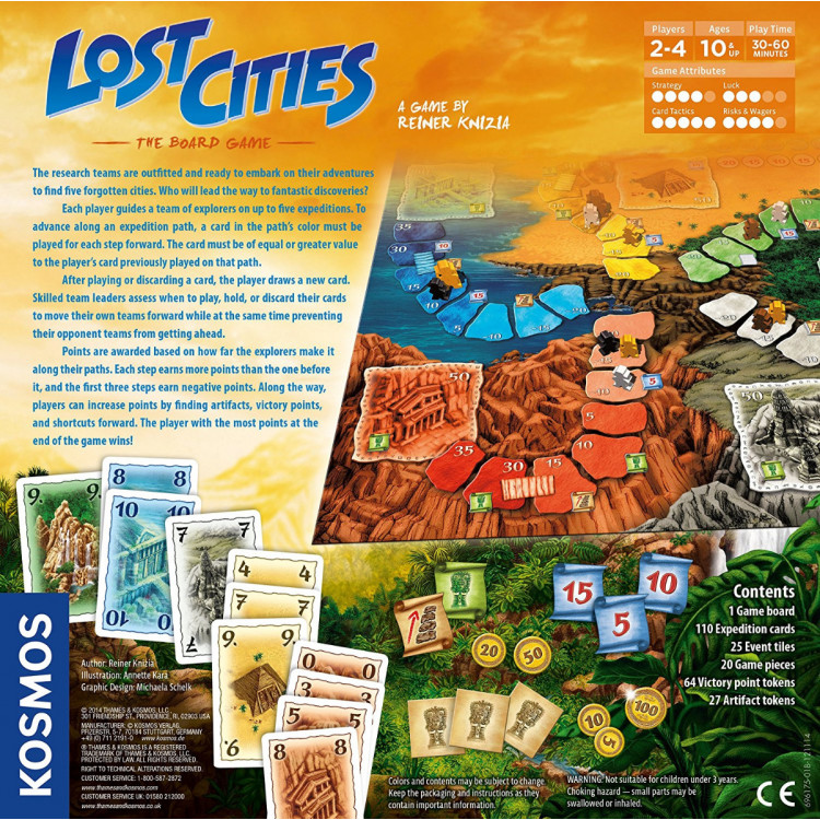 Lost Cities - The Board Game Lost Cities - The Board Game