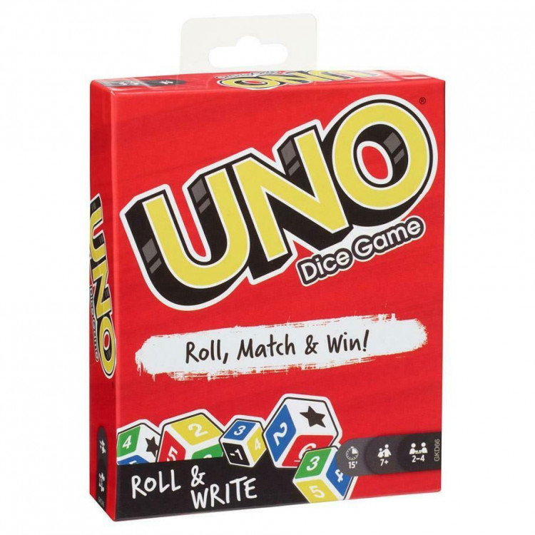 Uno Roll & Write Dice Game